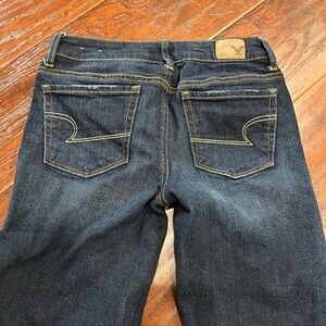 American Eagle Outfitters Blue and Yellow Bermudas Casual Style